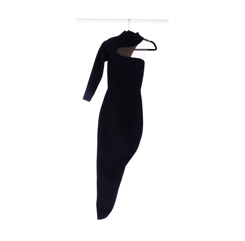 Vestido cutout asimétrico