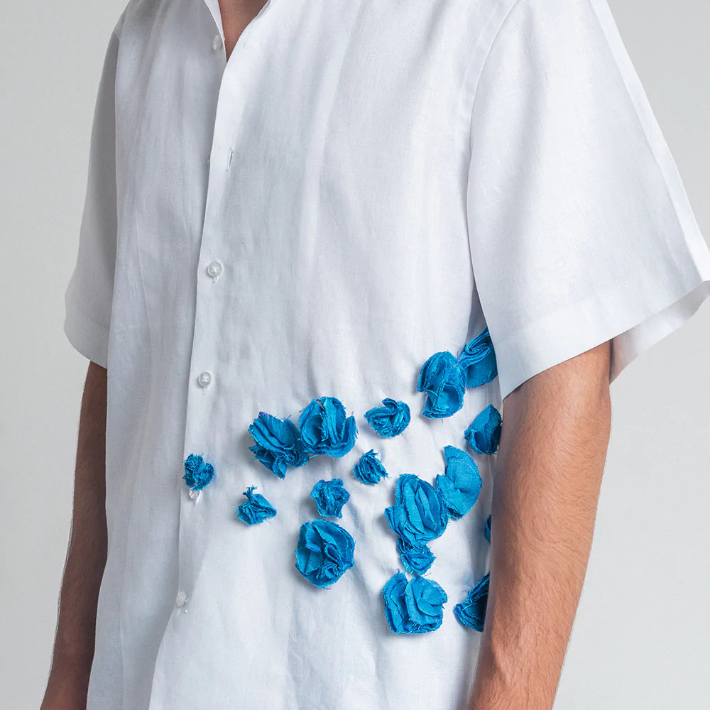 Camisa con appliqué